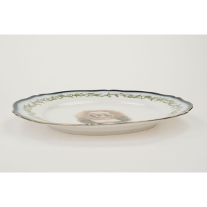 71713 LIMOGES THEODOR HAVILAND PORCELANA PORTRETOWA PATERA Z PODOBIZNĄ NIEWIASTY (2).JPG
