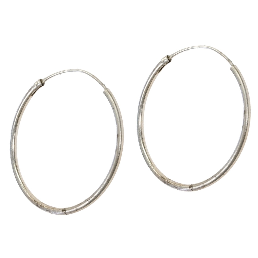 71840 KLASYCZNE KOŁA SREBRNE KOLCZYKI KÓŁKA WAGA 1,7 G (1).jpg