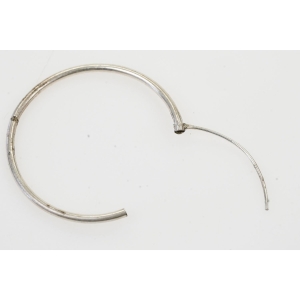 71840 KLASYCZNE KOŁA SREBRNE KOLCZYKI KÓŁKA WAGA 1,7 G (3).JPG