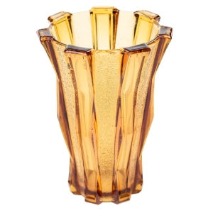 SCAILMONT H. HEEMSKERK BURSZTYNOWY WAZON CUBIST RASOWE ART-DECO SYGNOWANY