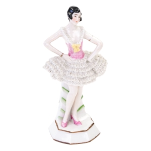 71870 NIEMCY CUDOWNA STARA FIGURA TANCERKA W KRYNOLINACH (1).jpg