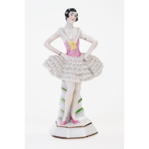 71870 NIEMCY CUDOWNA STARA FIGURA TANCERKA W KRYNOLINACH (2).JPG