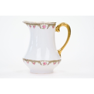 71882 BERNARDAUD LIMOGES OKAZAŁY MLECZNIK W RÓŻYCZKI KWIATOWE BORDIURY (2).JPG