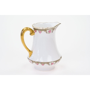 71882 BERNARDAUD LIMOGES OKAZAŁY MLECZNIK W RÓŻYCZKI KWIATOWE BORDIURY (3).JPG