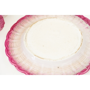 71907 ART NOUVEAU MAJOLIKA BONN WESSEL DONICA OSŁONKA NA DONICZKĘ Z PODSTAWKĄ PEJZAŻ (4).JPG