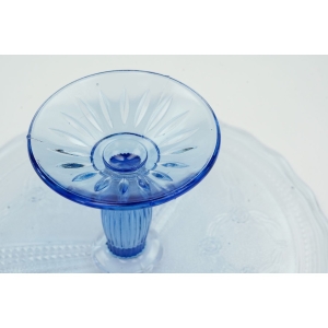 71993 ZĄBKOWICE SZAFIROWO-BŁĘKITNA PATERA NA NODZE GIRLANDA WIEŃCE (5).JPG