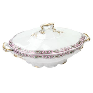 72123 LIMOGES C. AHRENFELDT SECESYJNA WAZA TERYNA KWIATOWY SZLACZEK (1).jpg