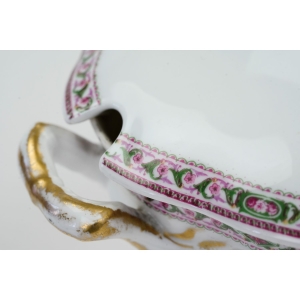 72124 LIMOGES C. AHRENFELDT SECESYJNA WAZA TERYNA KWIATOWY SZLACZEK (2).JPG