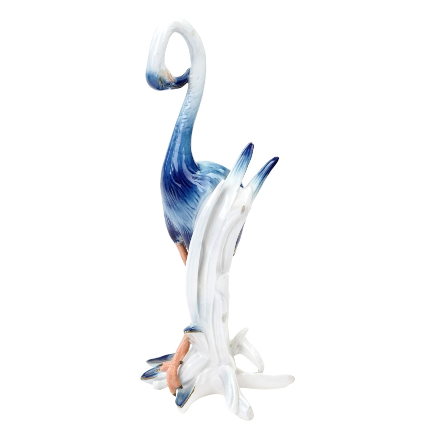 72165 KARL ENS FLAMING RĘCZNIE MALOWANA KOBALTEM DUŻA FIGURA (1).jpg