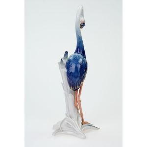 72165 KARL ENS FLAMING RĘCZNIE MALOWANA KOBALTEM DUŻA FIGURA (5).JPG