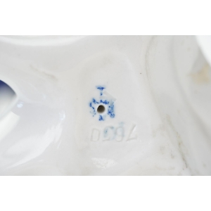 72165 KARL ENS FLAMING RĘCZNIE MALOWANA KOBALTEM DUŻA FIGURA (7).JPG