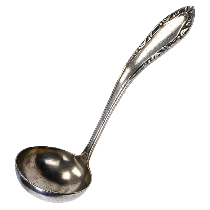 72176 SOLA ŁYŻKA DO SOSÓW CHOCHELKA PLATEROWANA SREBREM (1).jpg