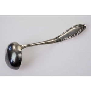 72176 SOLA ŁYŻKA DO SOSÓW CHOCHELKA PLATEROWANA SREBREM (4).JPG