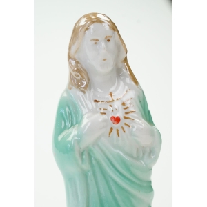 72297 PAN JEZUS Z GOREJĄCYM SERCEM RĘCZNIE MALOWANA (2).JPG