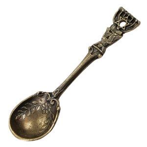 72331 JUDAIKA MOSIĘŻNA ŁYŻECZKA DO SOLI LUB KADZIDŁA Z MENORĄ (1).jpg