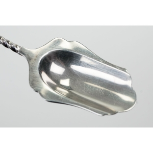 72332 H. HOOIJKAAS DOUWE EGBERTS PLATEROWANA SREBREM ŁYŻECZKA DO CUKRU SZUFELKA (3).JPG