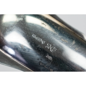 72332 H. HOOIJKAAS DOUWE EGBERTS PLATEROWANA SREBREM ŁYŻECZKA DO CUKRU SZUFELKA (5).JPG