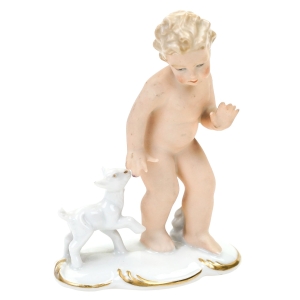 GEROLD GOLASEK AMOREK PUTTO Z PIESKIEM