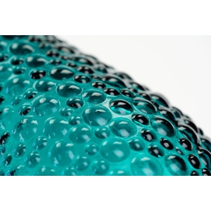 72419 EMPOLI WYSOKA TURKUSOWA KARAFKA BUTLA WAZON (4).JPG