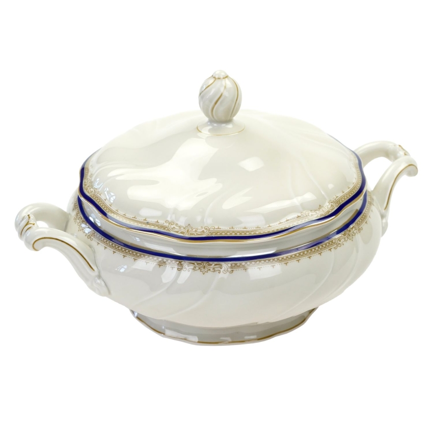 72435 HUTSCHENREUTHER KOŚĆ SŁONIOWA I SZAFIROWO-ZŁOTY OTOK WAZA TERYNA (1).jpg