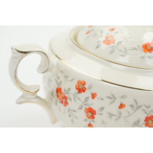 72441 CARL SCHUMANN KOŚĆ SŁONIOWA POMARAŃCZOWE KWIATUSZKI CUKIERNICA (3).JPG