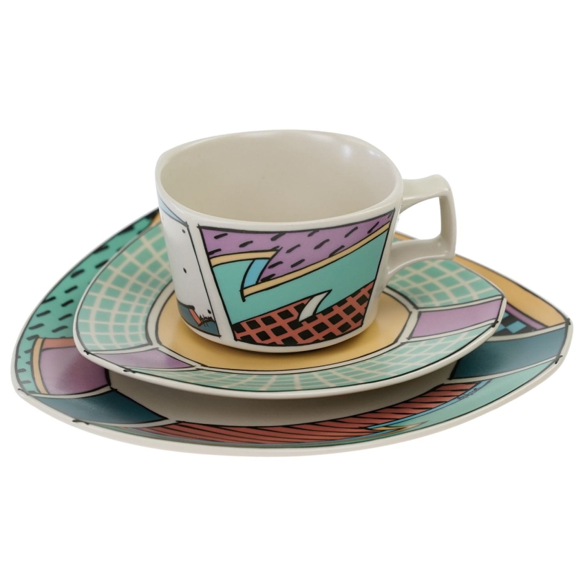 61699 ROSENTHAL FLASH DOROTHY HAFNER ŚNIADANIÓWKA LATA 80-TE POP-ART (1).jpg