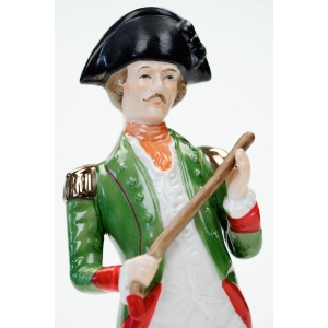 72453 CAPODIMONTE DUŻA FIGURA NAPOLEOŃSKIEGO ŻOŁNIERZA OFFICIER DES CAVALERIE (2).JPG