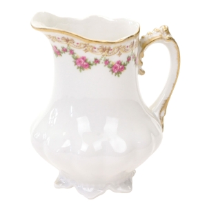 72524 LIMOGES ZABYTKOWY MLECZNIK GIRLANDY RÓŻYCZEK I ZŁOCENIA (1).jpg