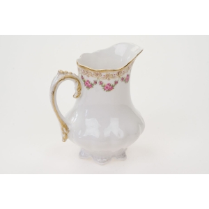 72524 LIMOGES ZABYTKOWY MLECZNIK GIRLANDY RÓŻYCZEK I ZŁOCENIA (4).JPG