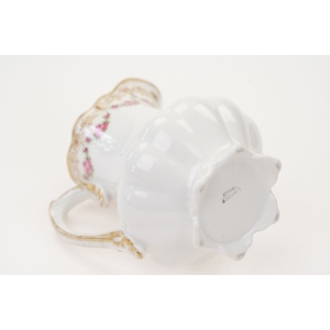 72524 LIMOGES ZABYTKOWY MLECZNIK GIRLANDY RÓŻYCZEK I ZŁOCENIA (5).JPG