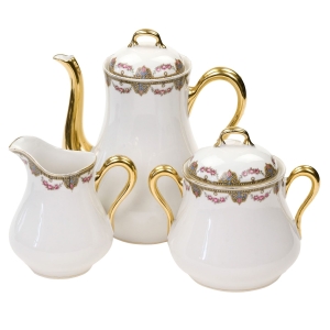 72531 LIMOGES J. BOYER GARNITUR DO KAWY W KWIATOWE SZLACZKI (1).jpg