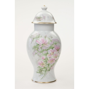 72543 LIMOGES TERNET URNA WAZON AMFORA KWIAT JABŁONI I BEZ BIAŁA PORCELANA (2).JPG