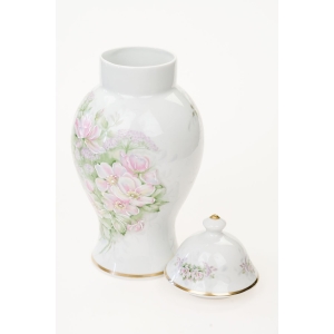72543 LIMOGES TERNET URNA WAZON AMFORA KWIAT JABŁONI I BEZ BIAŁA PORCELANA (4).JPG