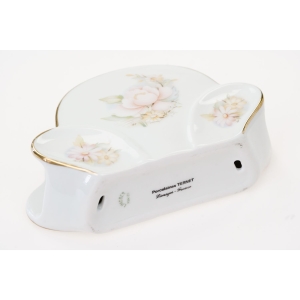 72561 LIMOGES TERNET SERWETNIK KWIAT LILII WODNEJ I BEZ BIAŁA PORCELANA (4).JPG