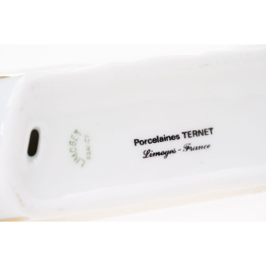 72561 LIMOGES TERNET SERWETNIK KWIAT LILII WODNEJ I BEZ BIAŁA PORCELANA (5).JPG