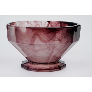 72600 DAVIDSON ORALIT CLOUD GLASS KOMPOTIERKA W FIOLECIE MISA NA STOPIE (2).JPG