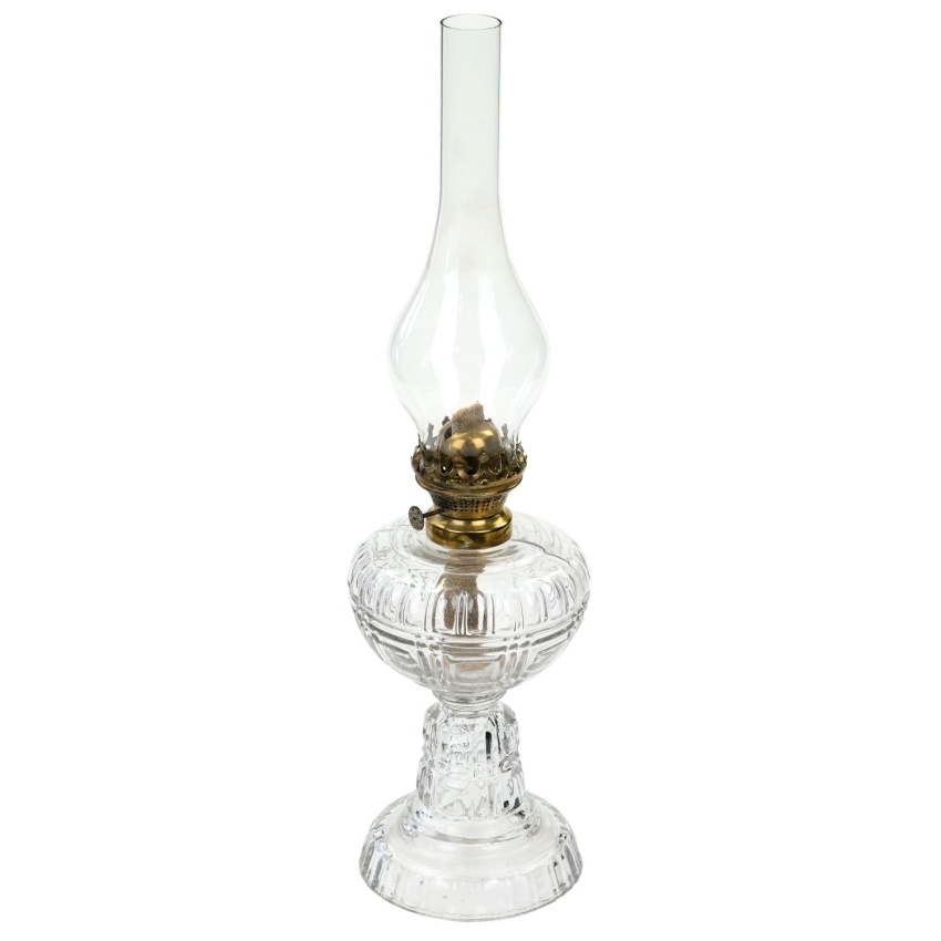 72638 STARA SZKLANA LAMPA NAFTOWA BARDZO DEKORACYJNA (1).jpg