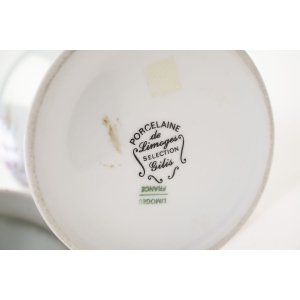 72646 LIMOGES URNA WAZON AMFORA KWIATY RĘCZNIE MALOWANE BIAŁA PORCELANA (7).JPG