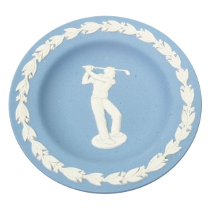WEDGWOOD TALERZYK PATERKA Z GOLIFISTĄ
