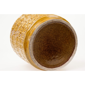 72670 SCHEURICH KERAMIK DONICA OSŁONKA NA DONICĘ TYPU FAT LAVA Z RELIEFEM (5).JPG