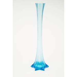 72720 TURKUSOWY WAZON FLET STARY SMUKŁY WYSOKI PONAD 40 CM (2).JPG