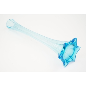 72720 TURKUSOWY WAZON FLET STARY SMUKŁY WYSOKI PONAD 40 CM (4).JPG