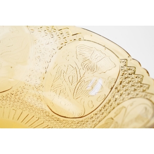 67805 ZĄBKOWICE BURSZTYNOWA ROZŁOŻYSTA SECESYJNA PATERA W MEDALIONY #1180 (3).JPG