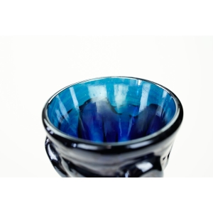 72825 KOBALTOWY IRYZOWANY WAZON Z LAT 6070-TYCH RUMUNIA (3).JPG