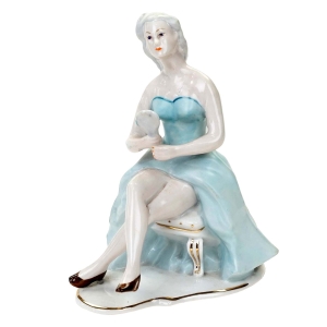 72840 JUGOSŁAWIA ZAJEČAR FIGURKA KOBIETY DAMY ZE ZWIERCIADŁEM (1).jpg