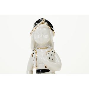72843 CAPODIMONTE PORCELANOWA DZIECKA W ORIENTALNYM STROJU Z GAŁĄZKĄ OLIWNĄ (2).JPG