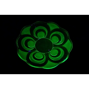 72873 KROSNO SZKŁO URANOWE PATERA W ZIELENI ART-DECO (6).JPG