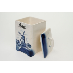 HEDWIG FAJANSOWY POJEMNIK NA SAGO Z WIATRAKIEM SPRITZDEKOR (4).JPG