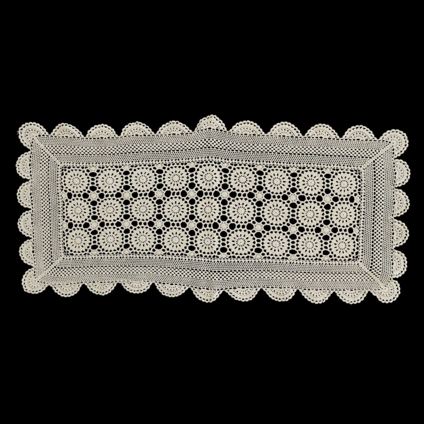 72937 SZYDEŁKO BIEŻNIK LAUFER W ROZETKI BEŻOWO-KREMOWY 84 X 39 CM (1).jpg