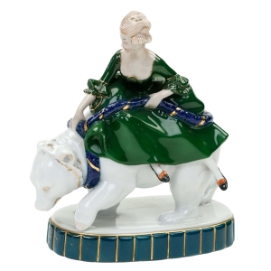 73012 FRAUREUTH G. OPPEL CAPRICCIO DAMA UJEŻDŻAJĄCA NIEDŹWIEDZIA (1).jpg